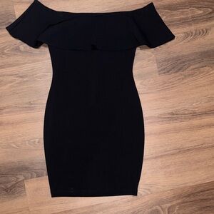 Guess off the shoulder Black Dress